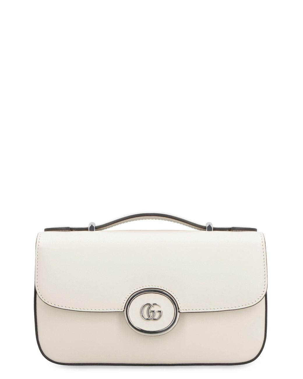 Gucci Black Petite Gg Leather Shoulder Bag