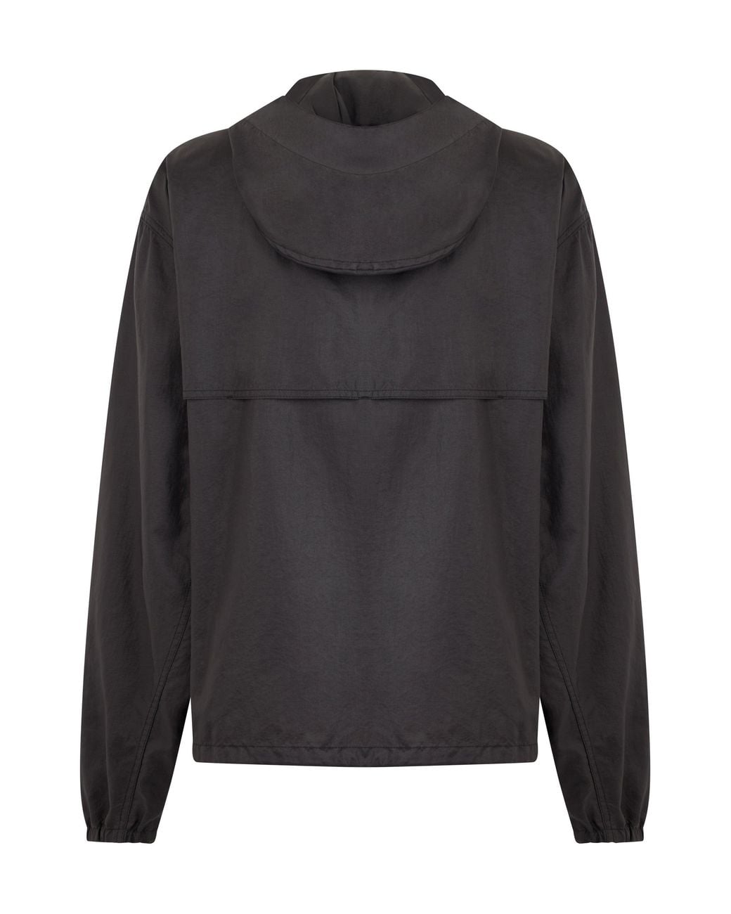 Lemaire Black Windbreaker With Hood for men
