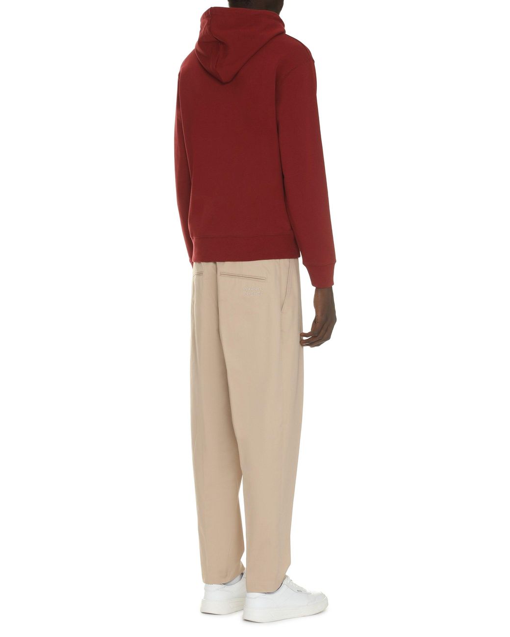 Maison Kitsuné Natural Cotton Trousers for men