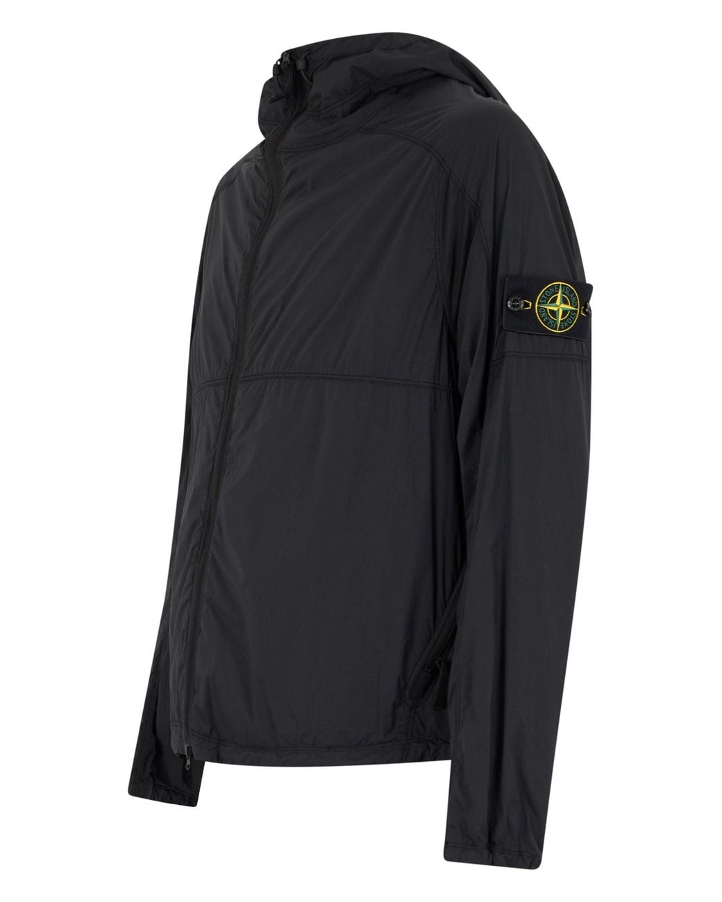 Stone Island Black Windbreaker for men