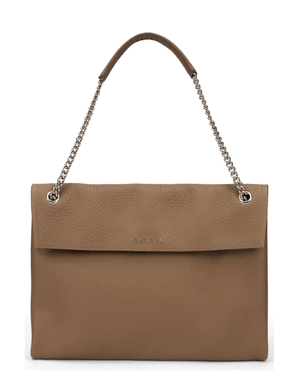 Orciani Brown Shoulder Bag Venus Soft