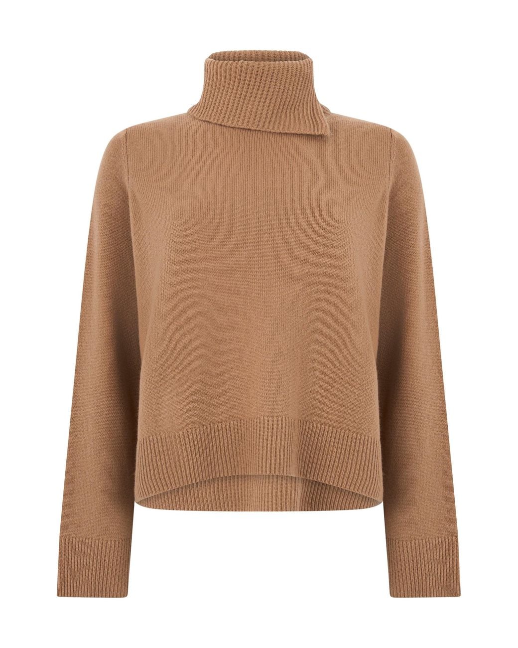 Vince Brown Pullover With High Collar