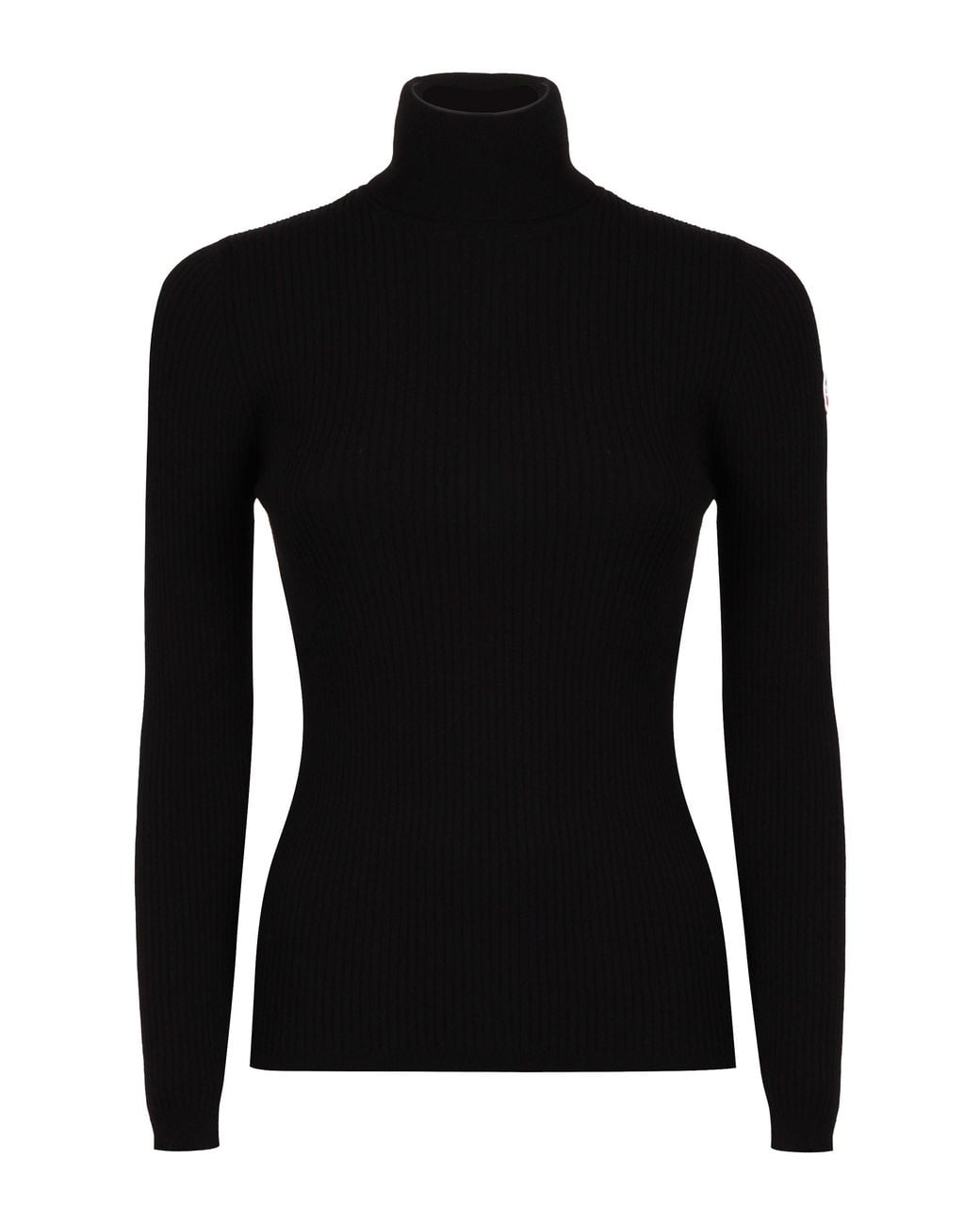 Fusalp Black Ancelle Long Sleeve Knit Turtleneck
