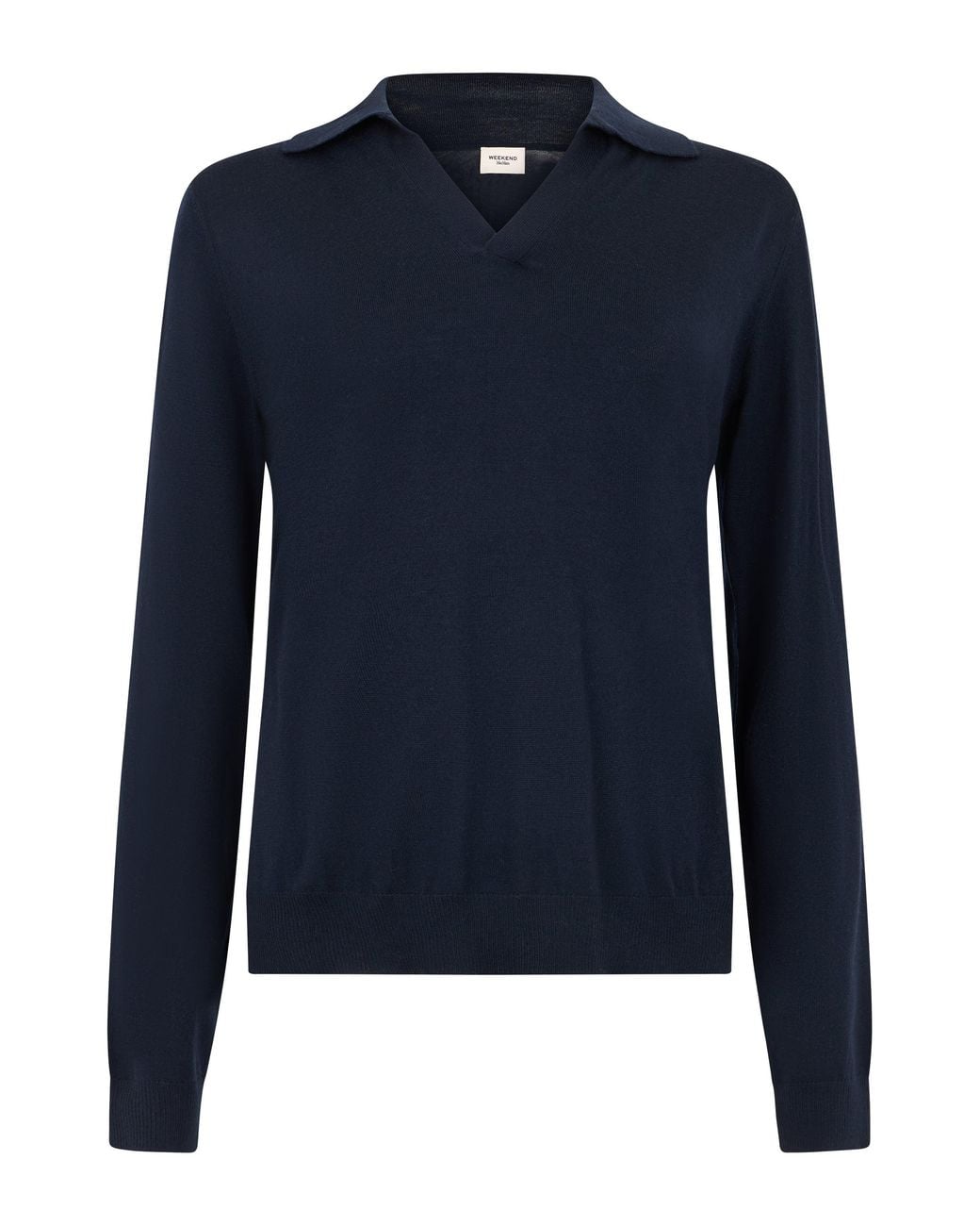 Weekend by Maxmara Blue Sweater Made Of Wool And Cashmere