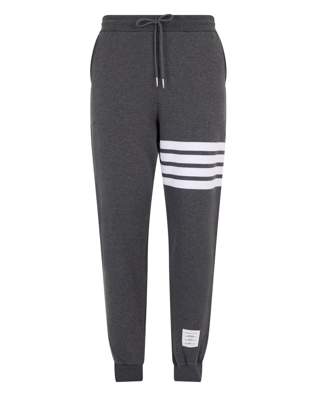 Thom Browne Gray Loopback Sports Pants for men