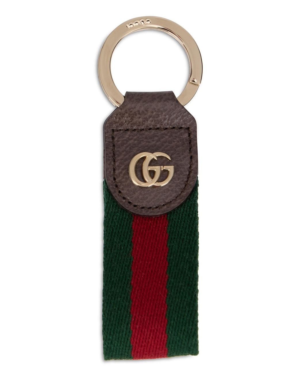 Gucci Red Keychain With Web Band