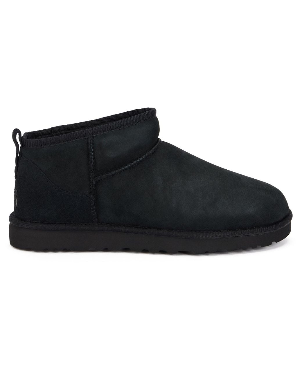 Ugg Black Boots Classic Ultra Mini Montonesuede for men