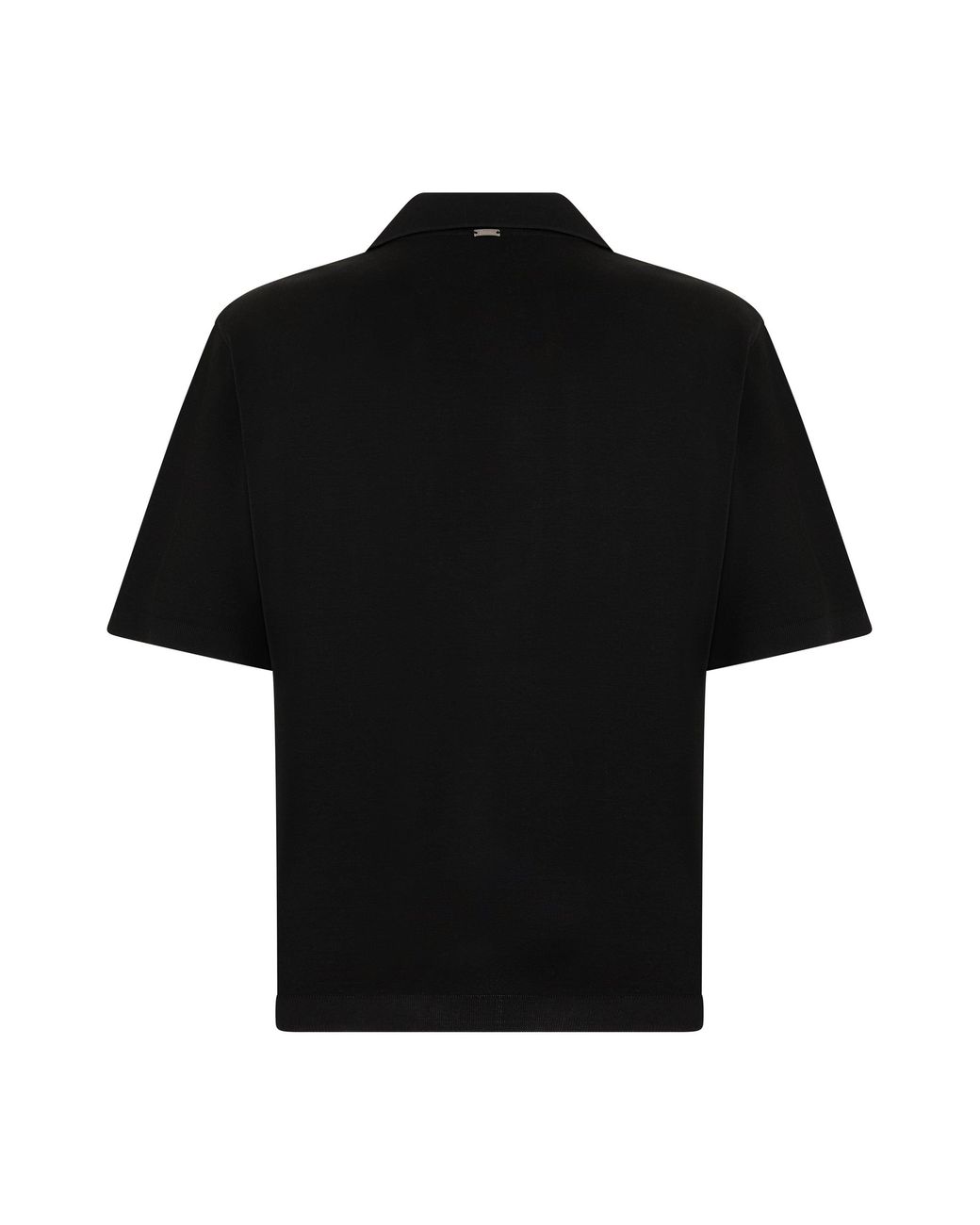 Herno Black Short Sleeve Cotton Shirt for men