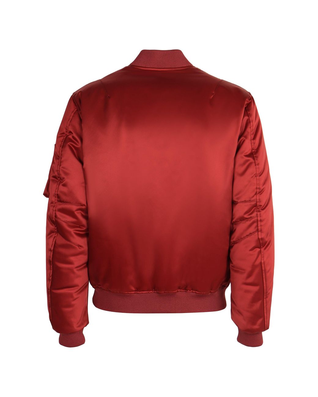 Nylon Bomber Jacket-Uomo di Gucci in Red da Uomo