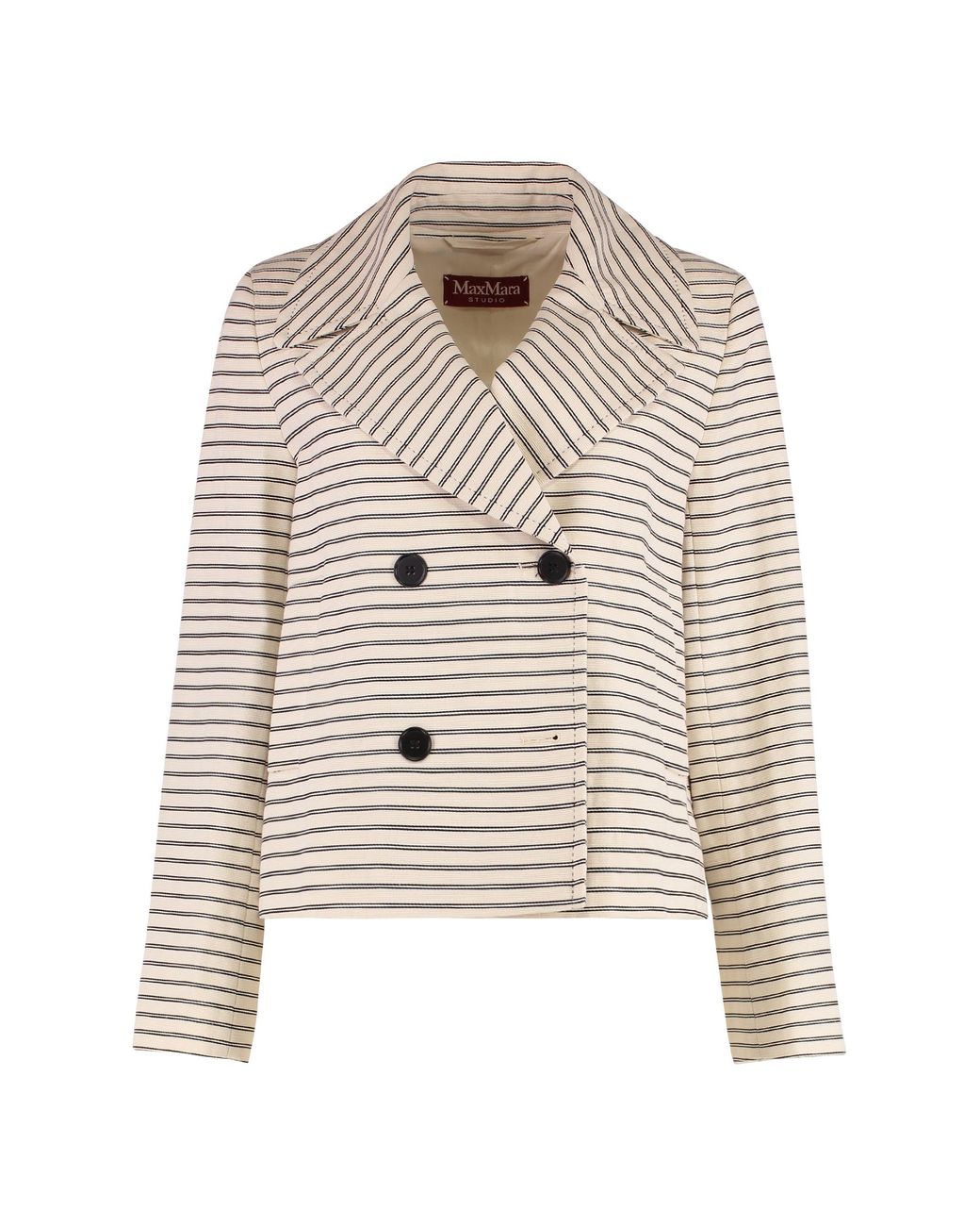 Max Mara Natural Assuan Double-Breasted Jacket