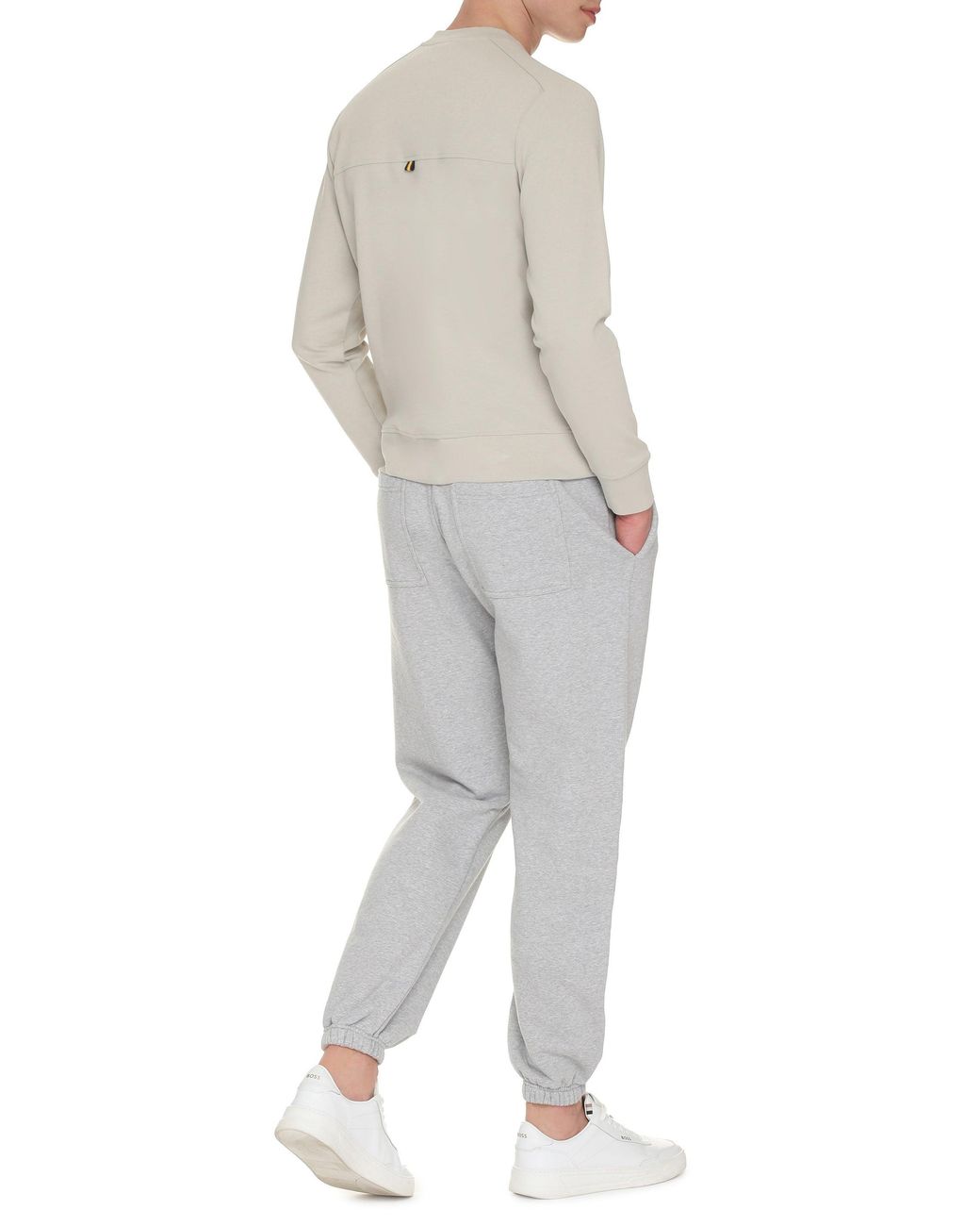 K-Way Gray Medine Logo Sweatshirt for men