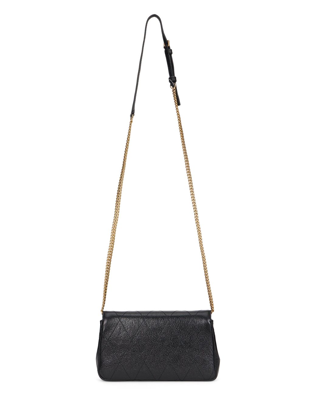 Tory Burch Gray Shoulder Bag Charlie Leather Calfskin