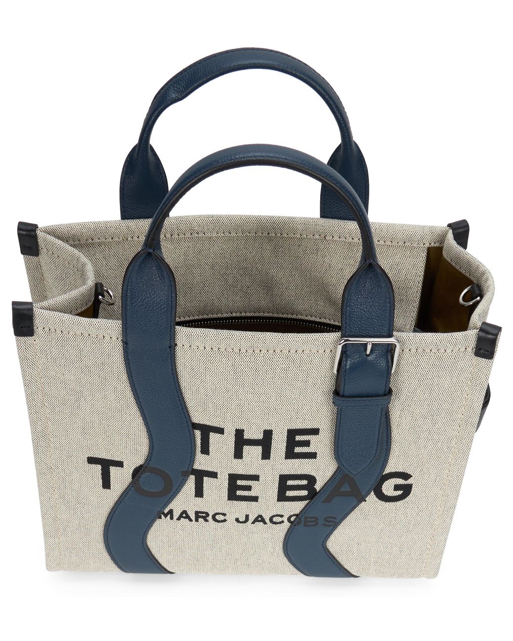 Marc Jacobs Blue Canvas Tote Bag