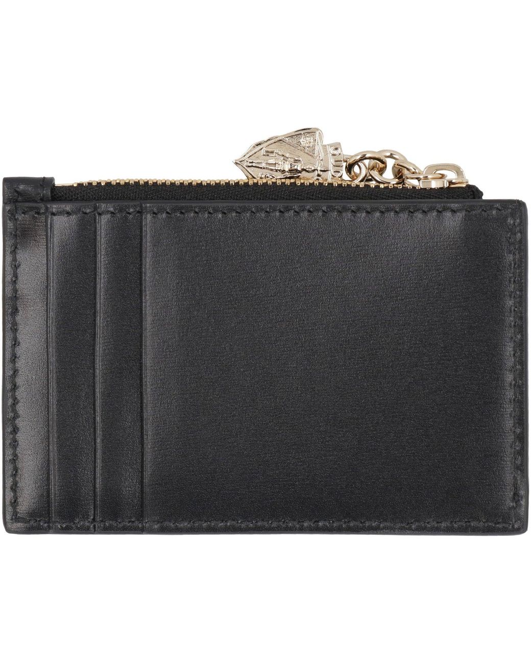 Gucci Black Gg Fabric Card Holder