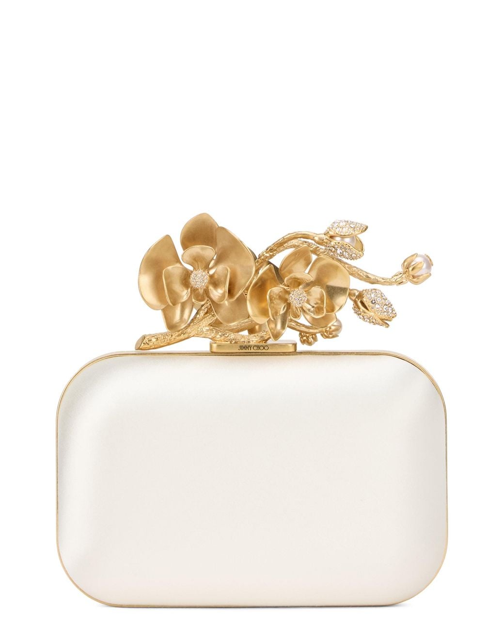 Jimmy Choo Natural Clutch Cloud