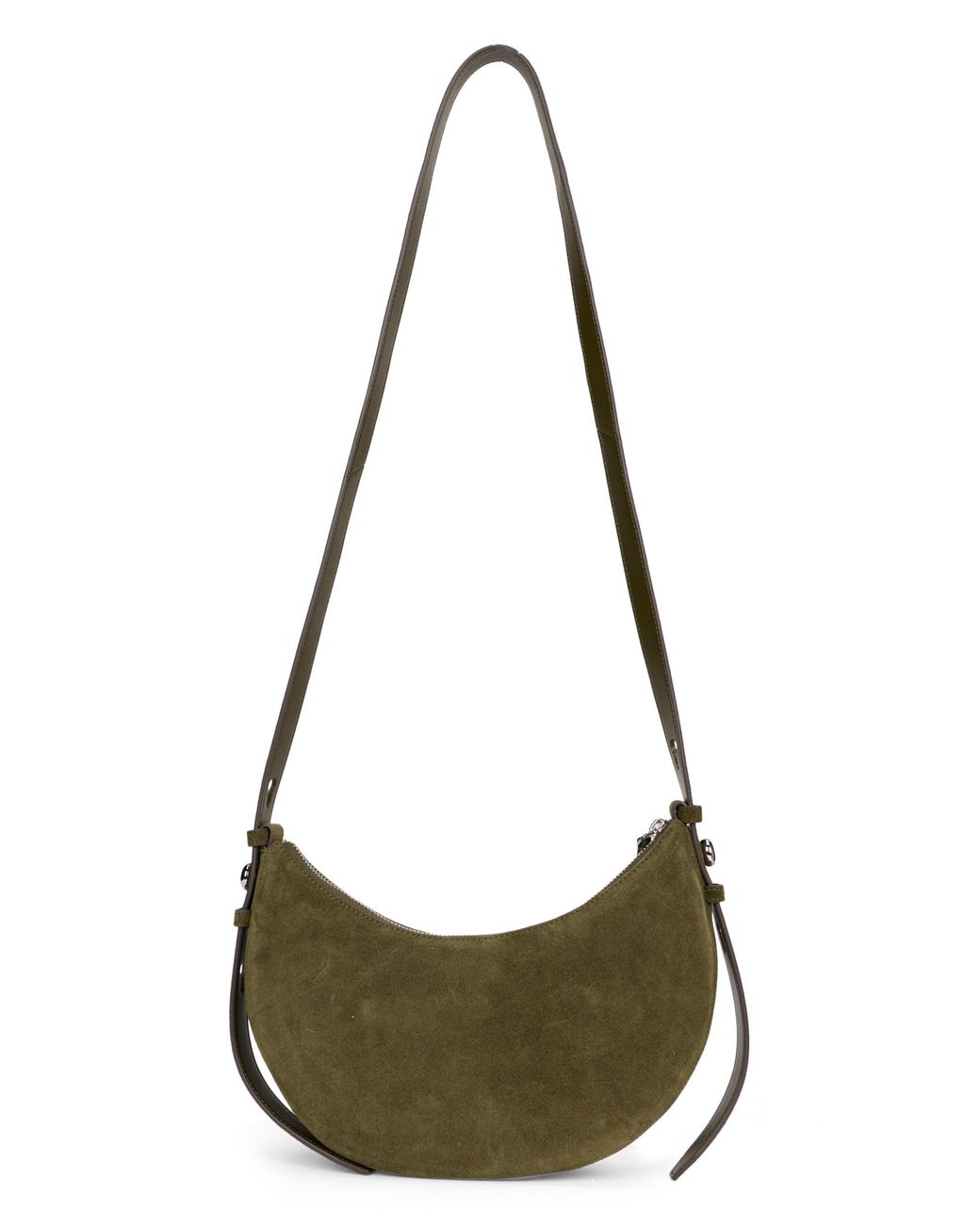 Tory Burch Gray Half-Moon Bag Romy
