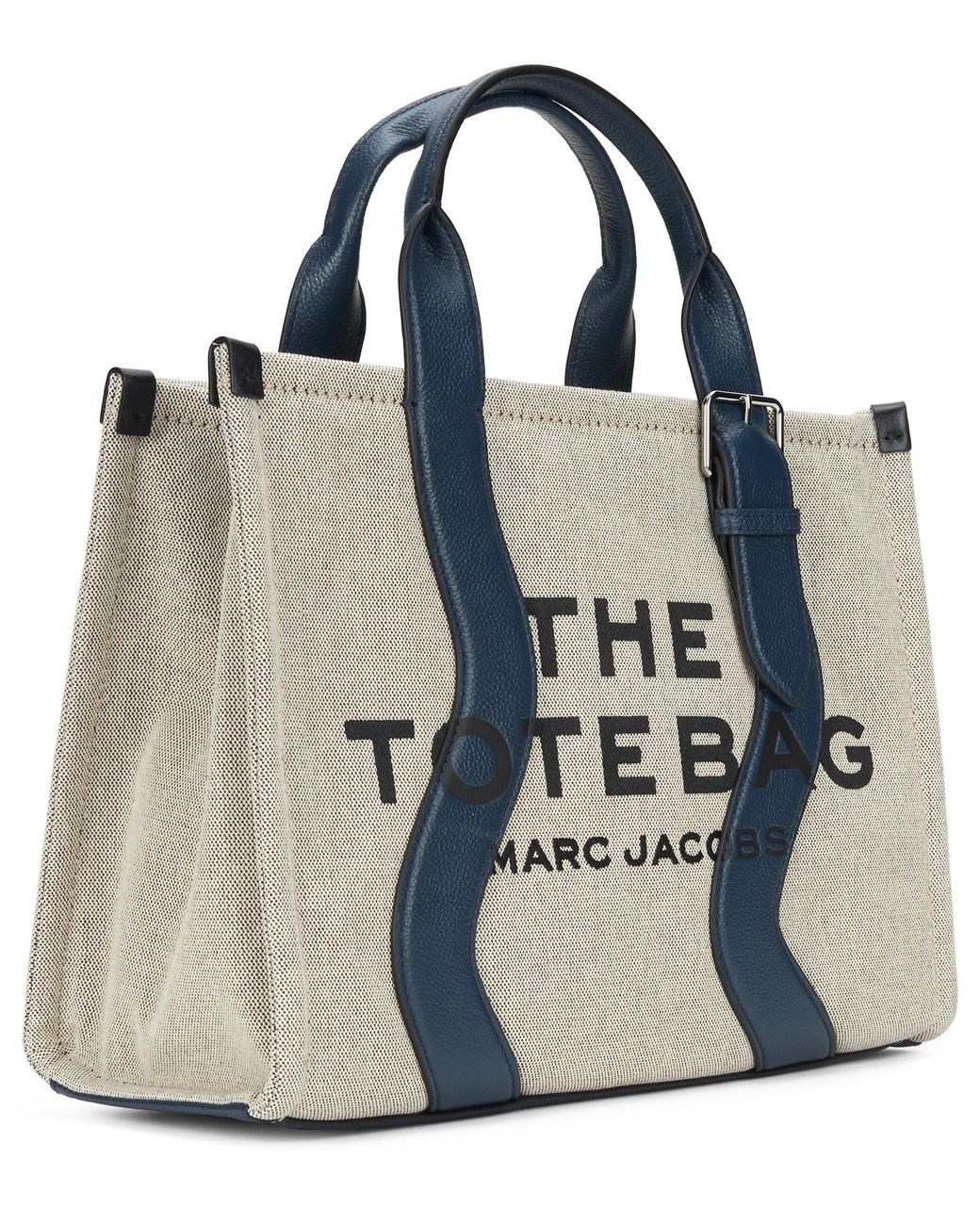 Marc Jacobs Blue Canvas Tote Bag