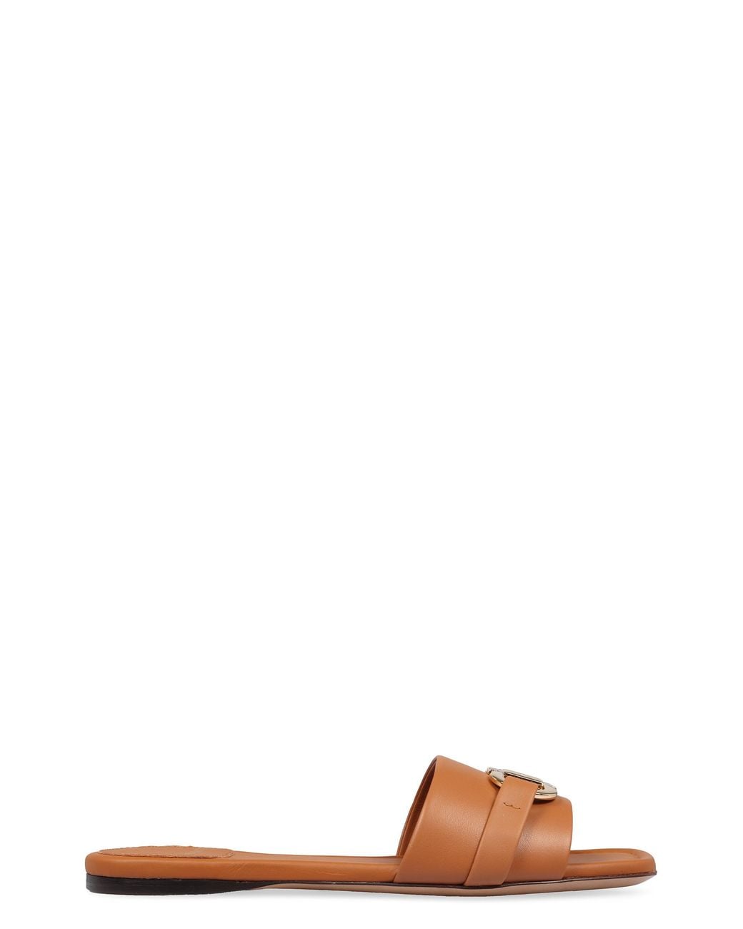 Ferragamo Multicolor Leather Slides