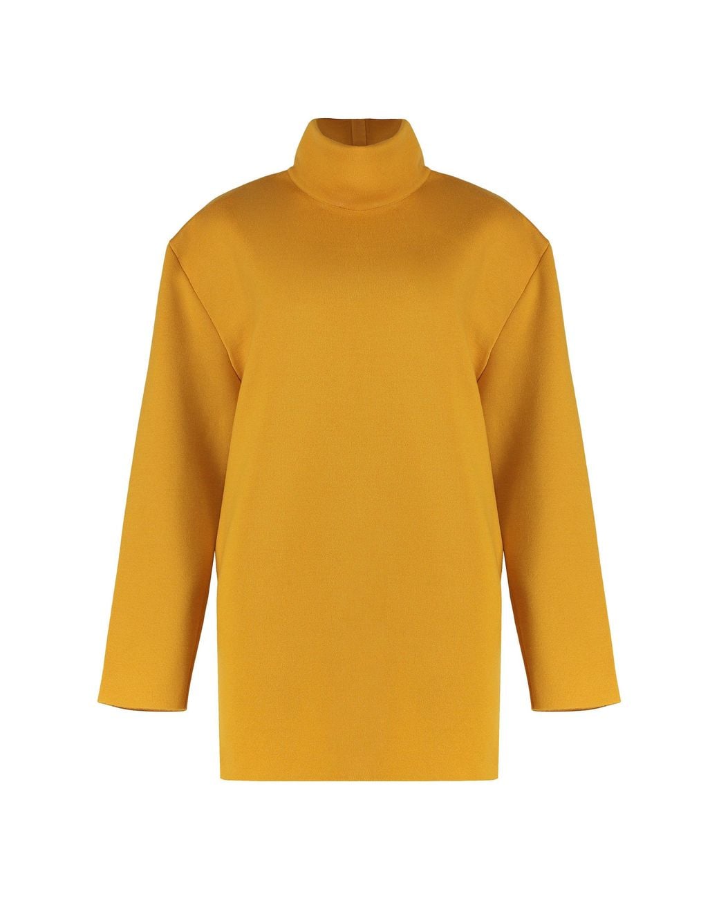 Saint Laurent Yellow Boxy Dress