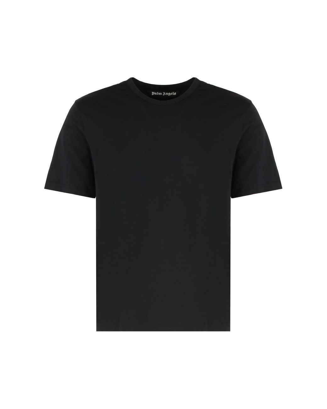 Palm Angels Black Set Of Three Cotton T-Shirts for men