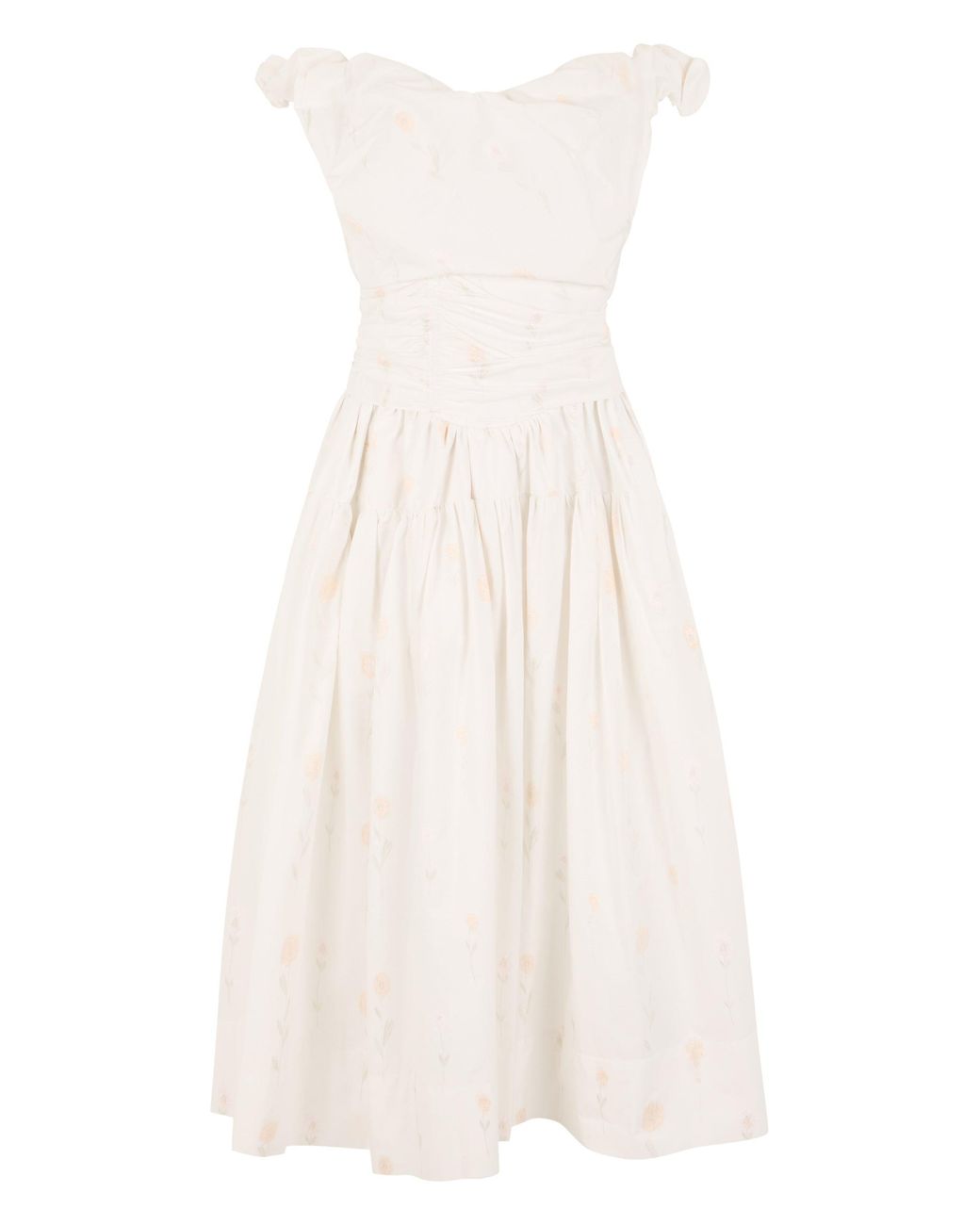 Vivienne Westwood White Sunday Floral Dress