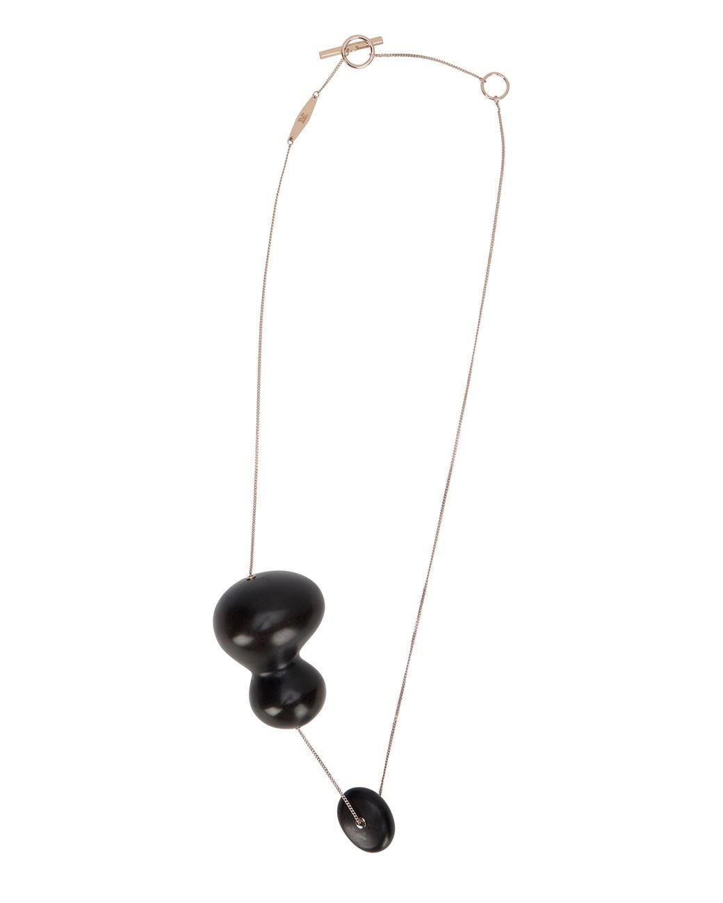Max Mara White Necklace With Pendant