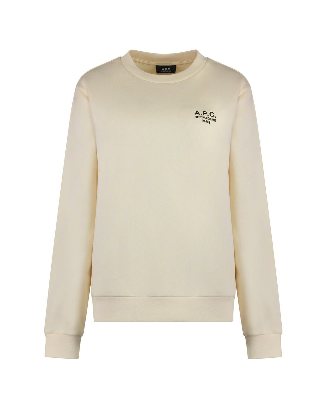A.P.C. Natural Standard Rue Madame Cotton Sweatshirt