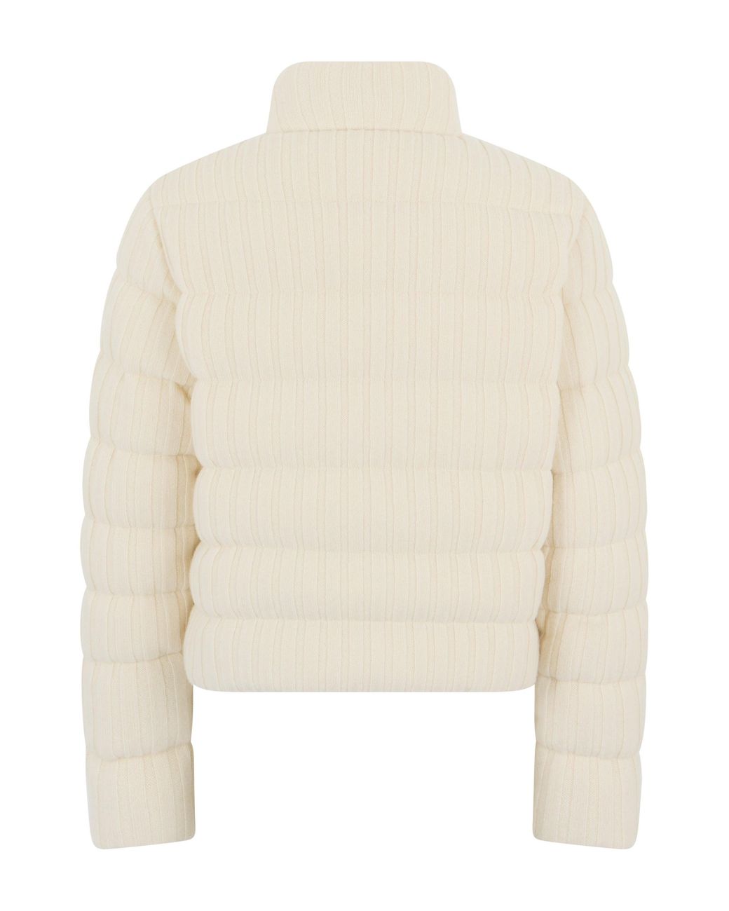 Piumino in Lana e Cashmire di Moncler in White