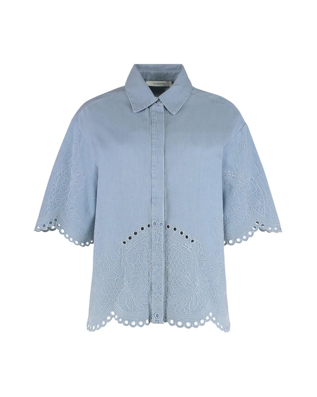 Zimmermann Blue Denim Shirt Daylight