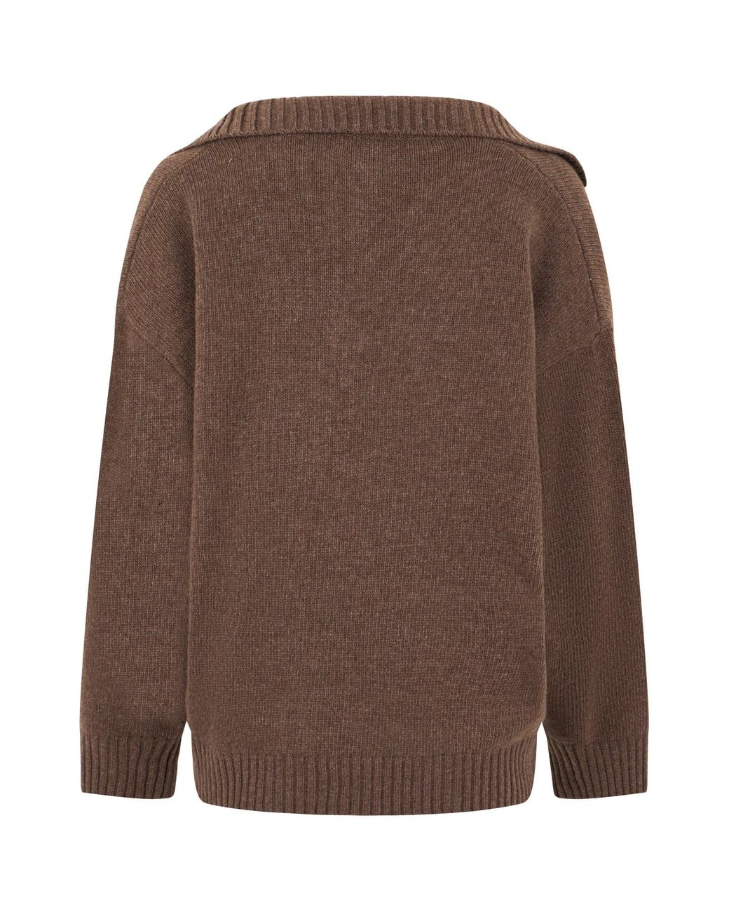 Weekend by Maxmara Brown Virgin Wool Sweater