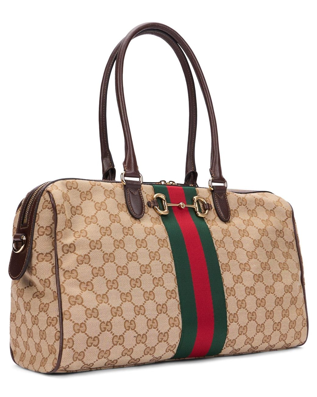 Gucci Natural Handbag Large Fabric Bag