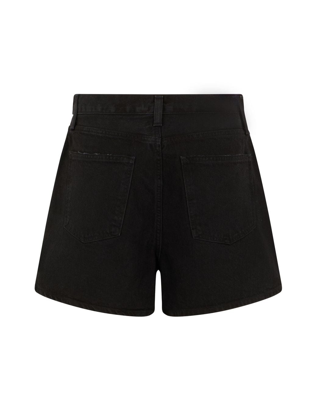 Agolde Black Shorts Denim Cotton