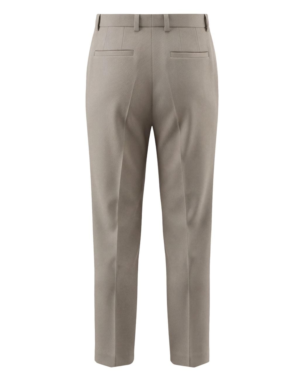 Boss Gray Trousers With Pleats for men