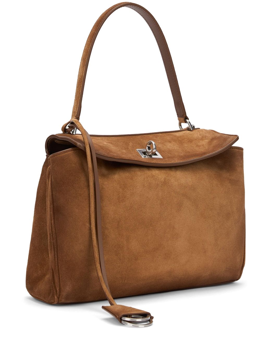 Balenciaga Brown Rodeo Handbag Small