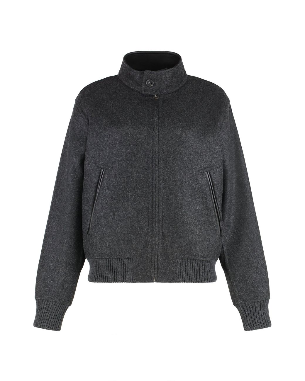 Tod's Black Bomber Jacket Cashmere Main
