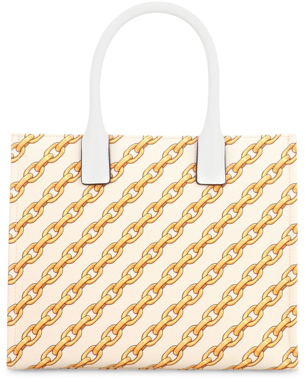 Versace Metallic Piccola La Medusa Tote Bag Calfskin; Cotton