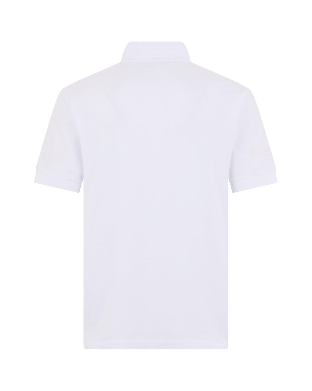 Stone Island White Cotton Polo With Logo for men