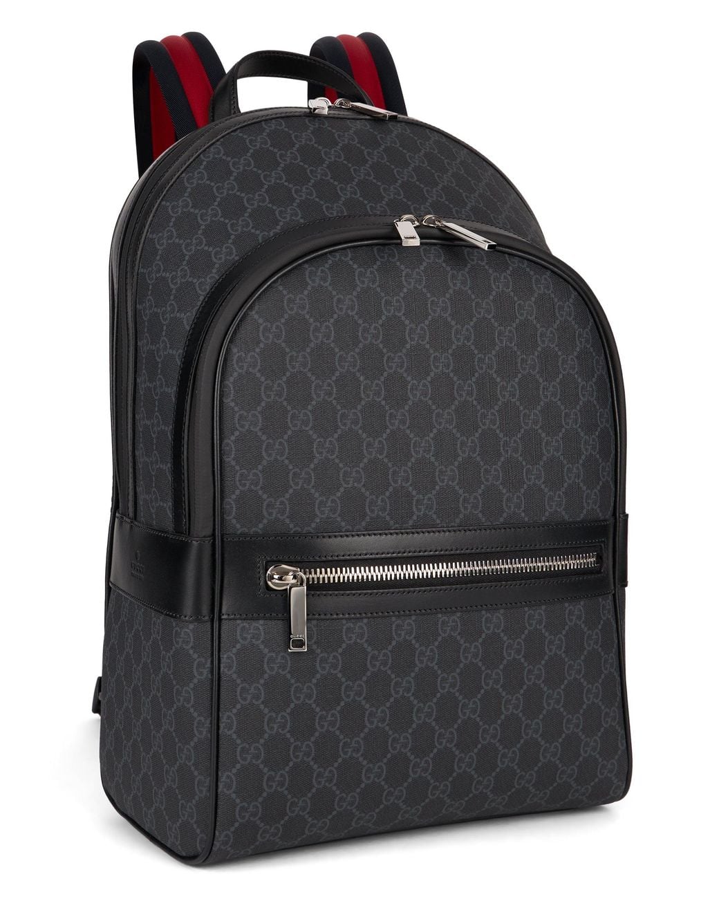 Gucci Black Medium Backpack Gg Supreme for men