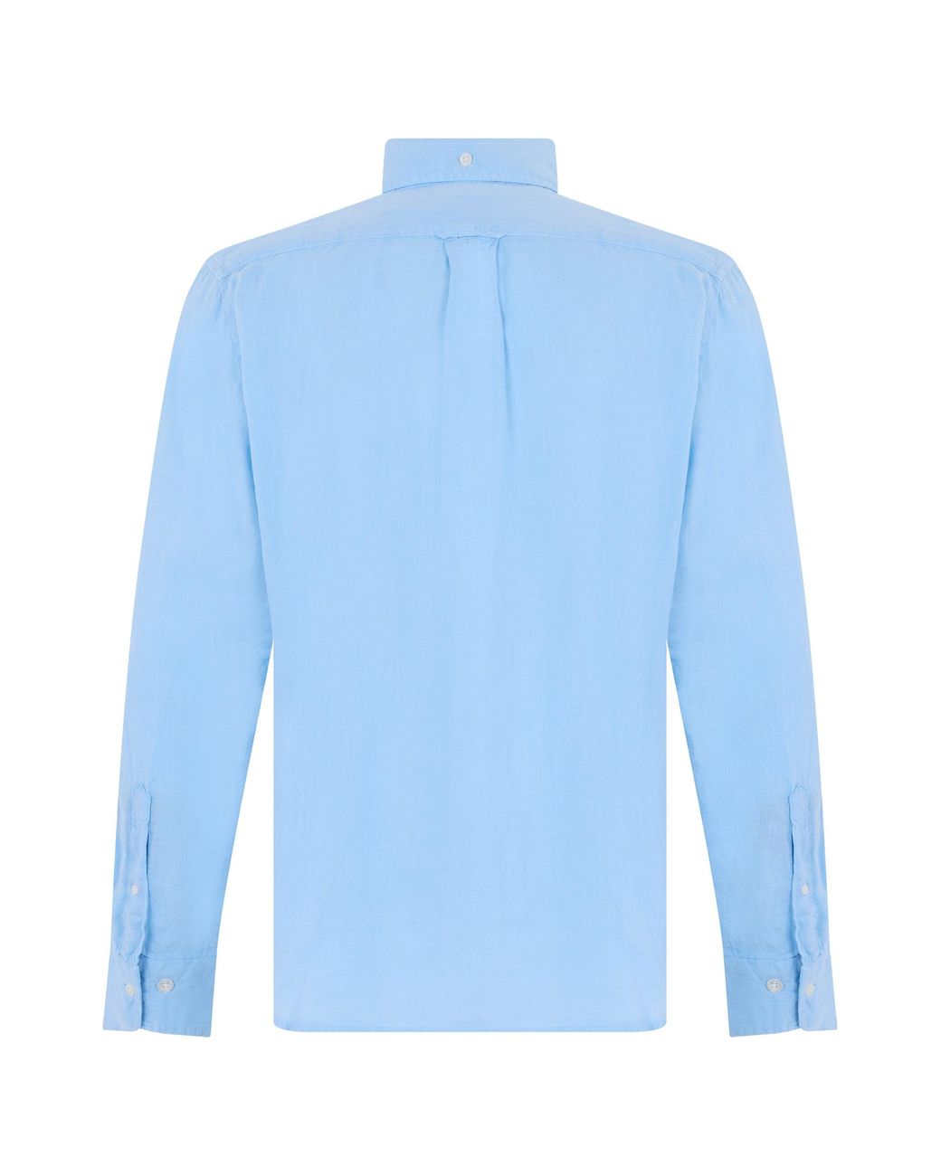 Gant Blue Long Sleeve Linen Shirt for men
