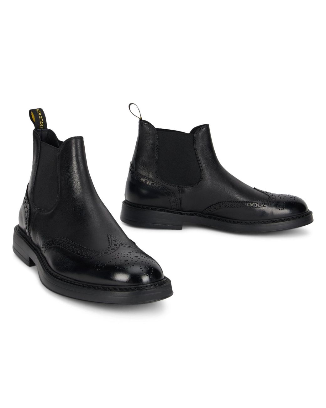 Doucal's Black Ankle Boot for men
