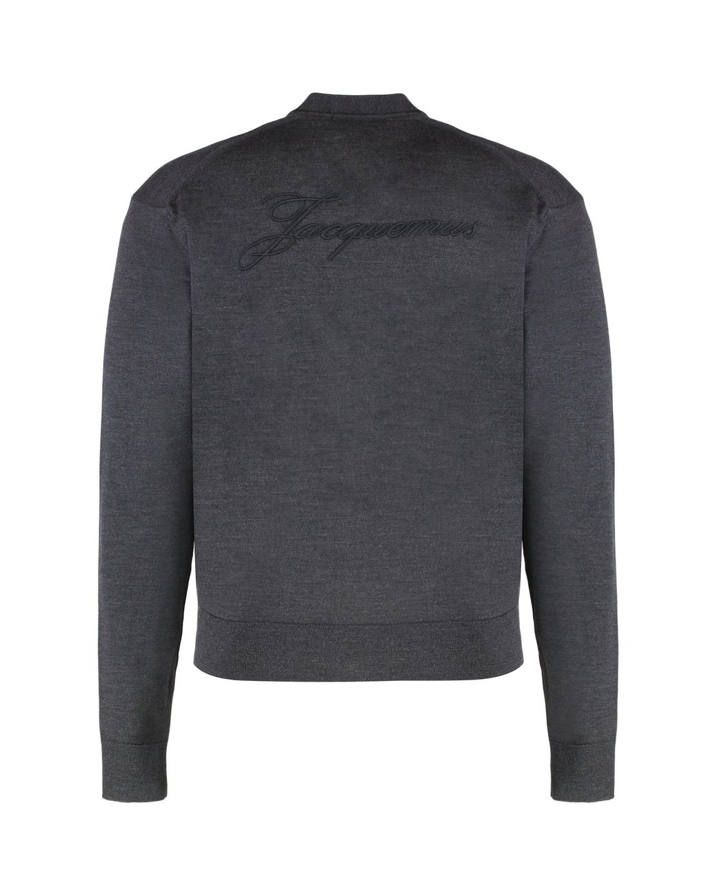 Jacquemus Black Cardigan Made Of Merino Wool for men