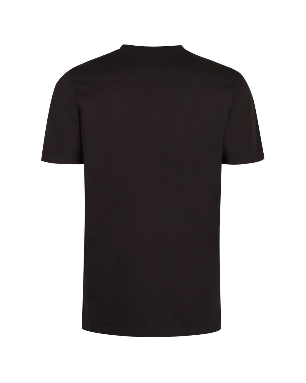 Moncler Cotton Crew-neck T-shirt in Black for Men | Lyst