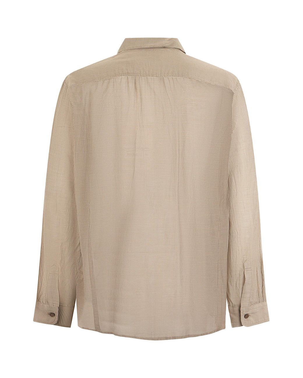Our Legacy Natural Shirt Checkered Cotton for men