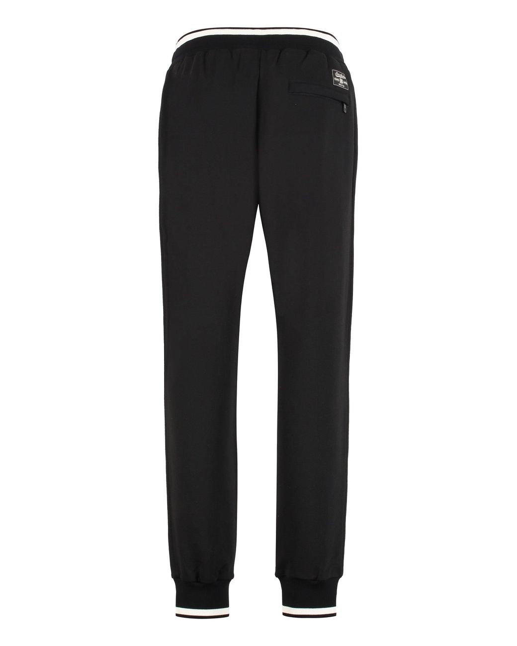 Dolce & Gabbana Black Track Pants Cotton for men