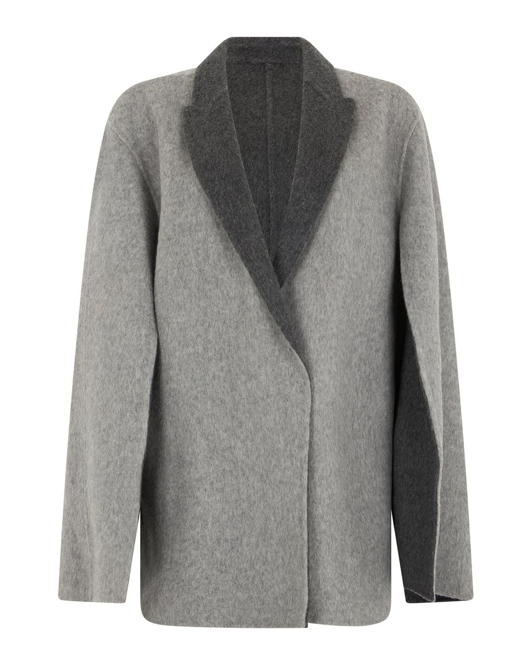 Alberta Ferretti Gray Wool Jacket
