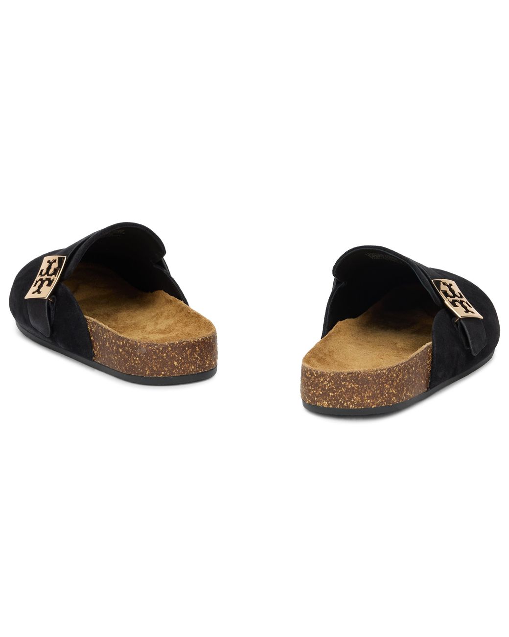 Tory Burch Black Suede Mules