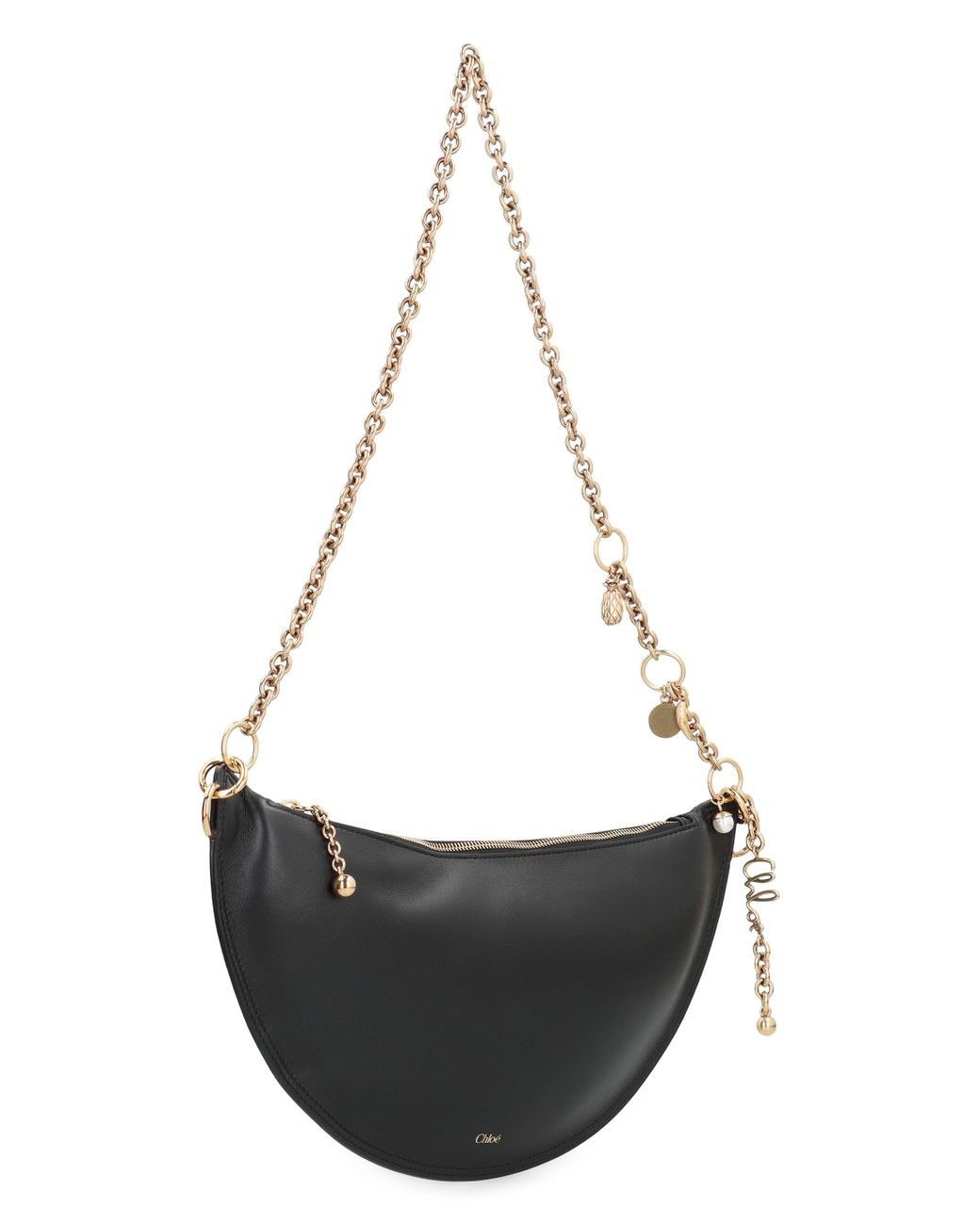 Chloé Black Icons Leather Shoulder Bag