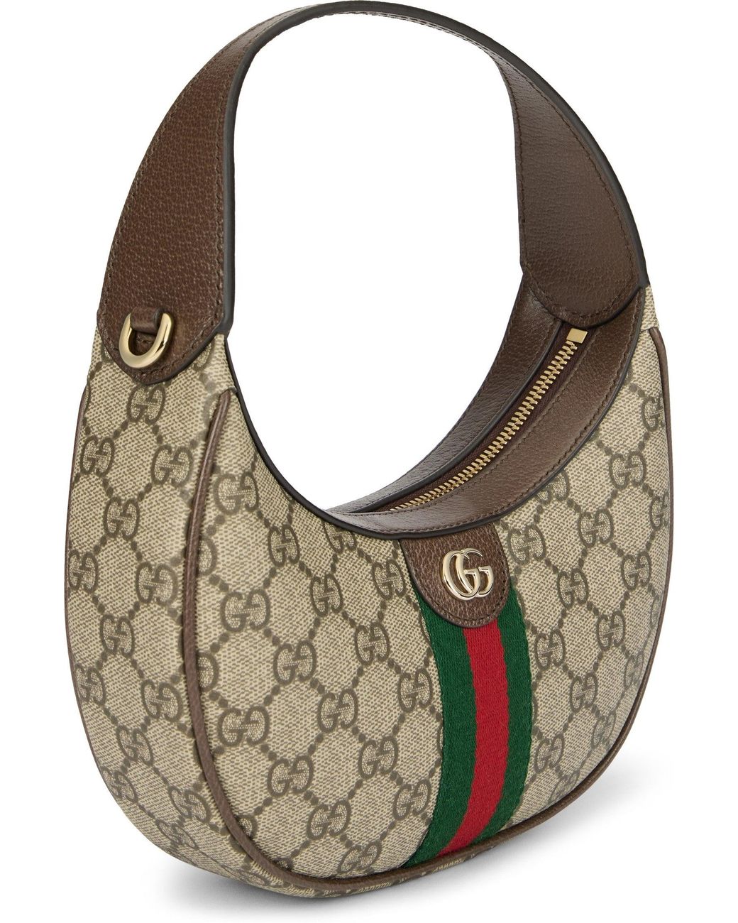 Gucci Gray Ophidia Shoulder Bag Small Size