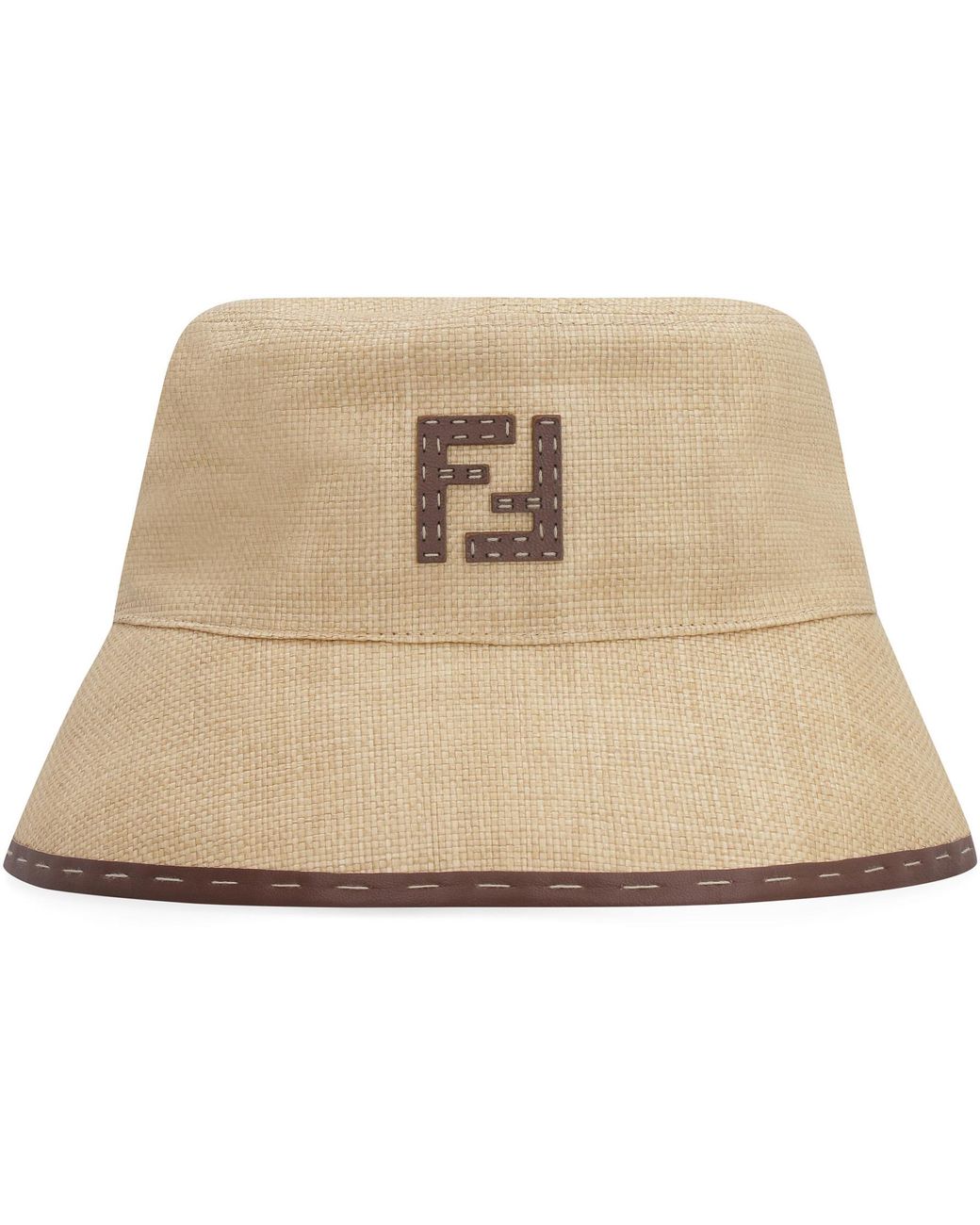 Fendi Bucket Hat in Beige (Natural) for Men | Lyst