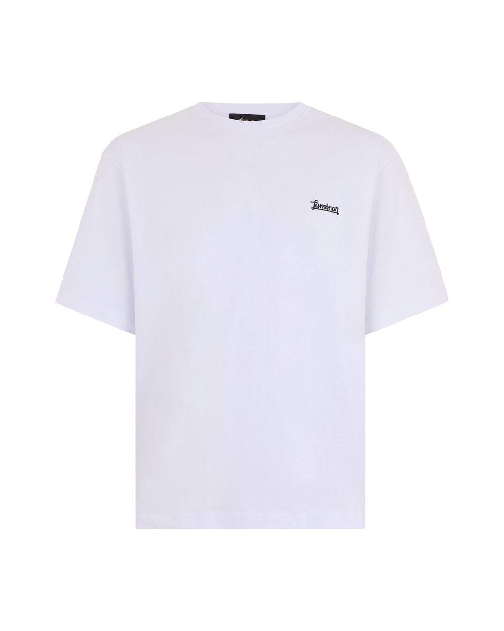 Laminar White Short Sleeve T-Shirt for men